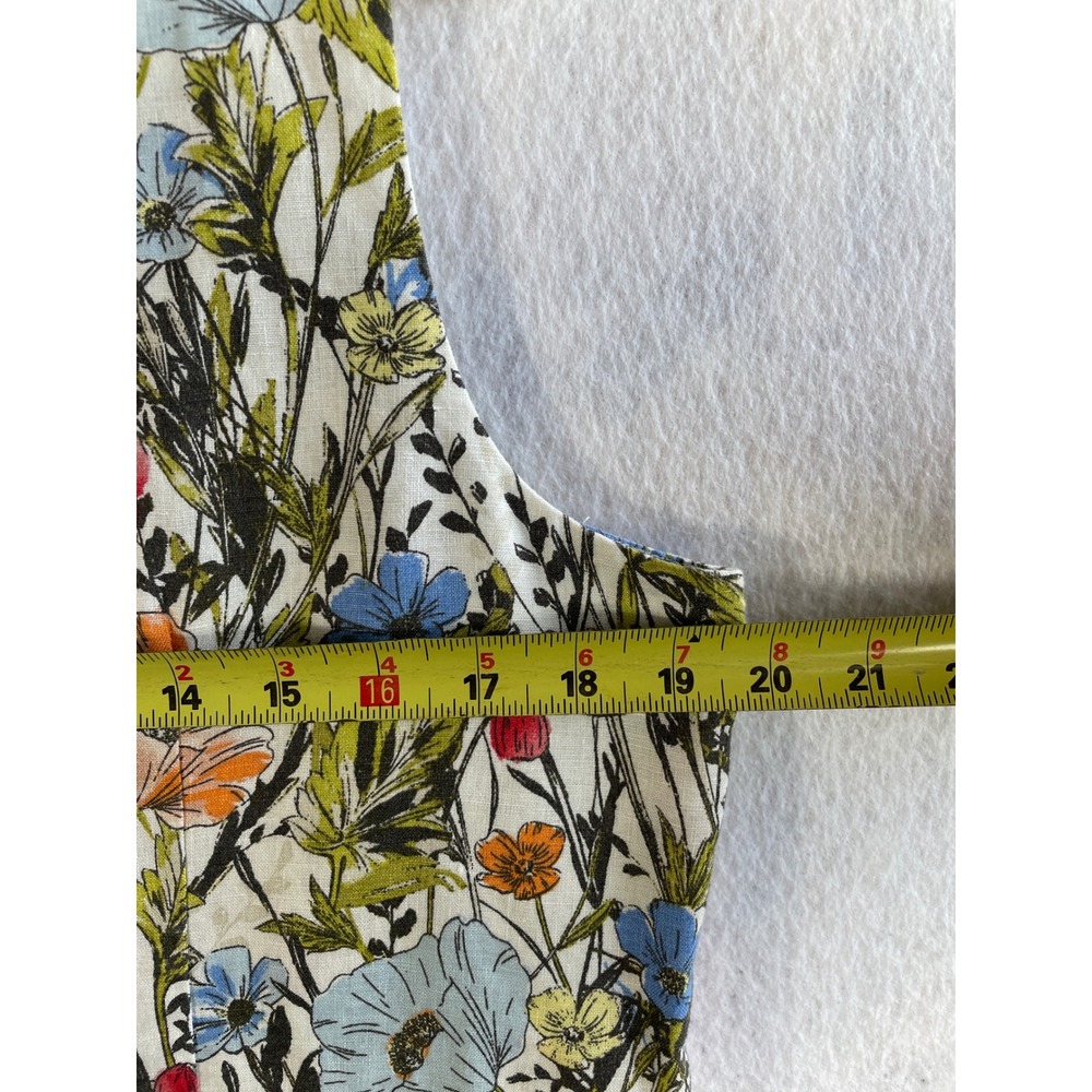 Floral Sleeveless Shift Dress - Multicolor - Picture 6 of 9